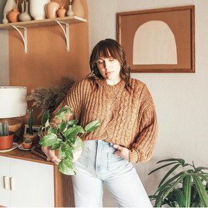 Free People Brown On Your Side Pullover